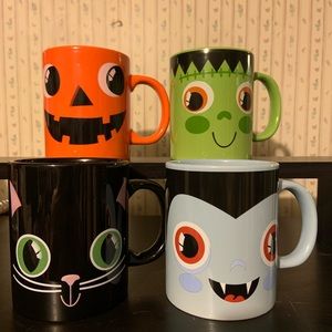 Halloween Monster Coffee Mugs NWOT